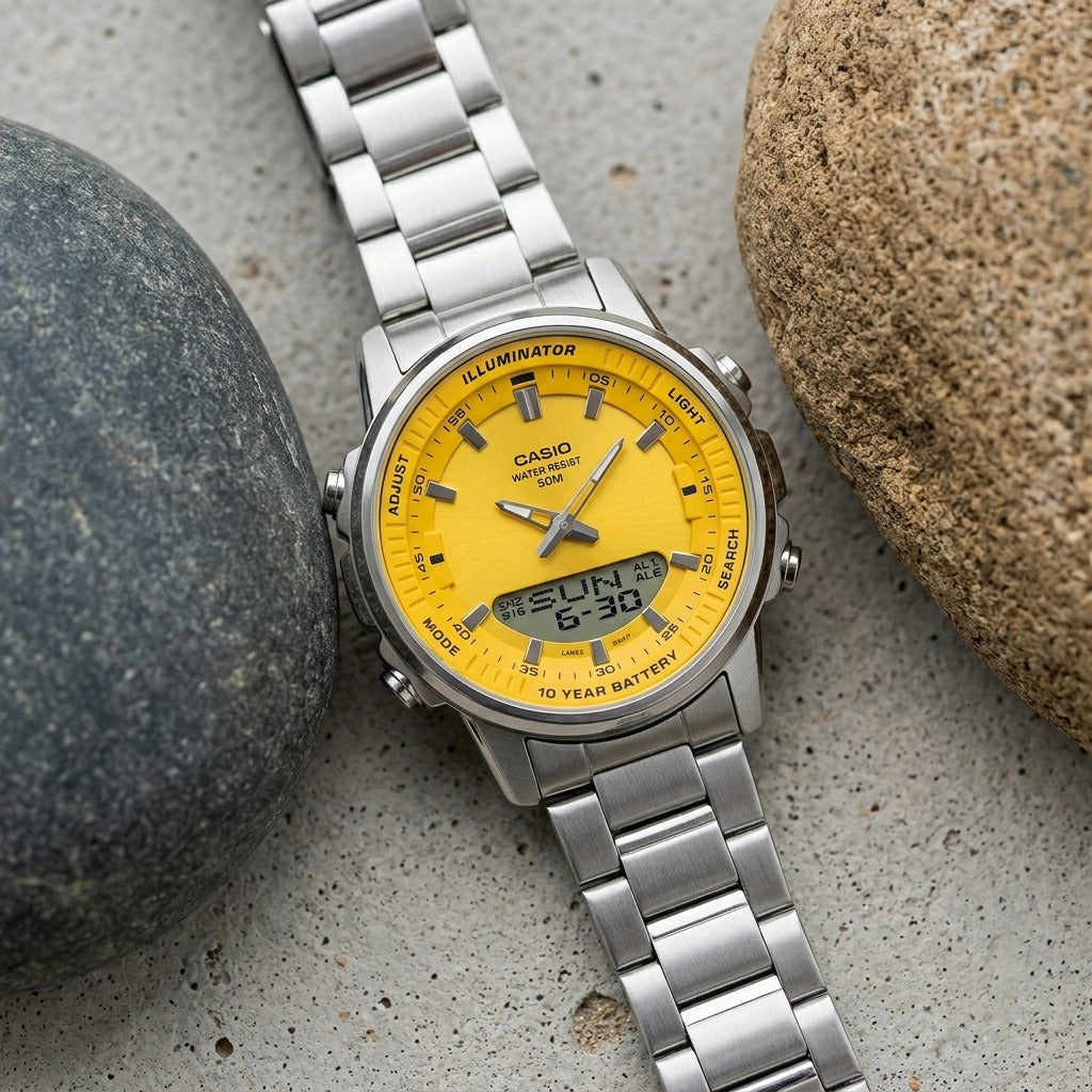 Casio AMW-880D — Premium Analog Digital Watch for Men