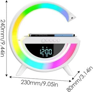 Digital LED Wireless Charger Speaker | مكبر صوت شاحن لاسلكي LED ذكي