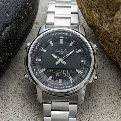 Casio AMW-880D — Premium Analog Digital Watch for Men