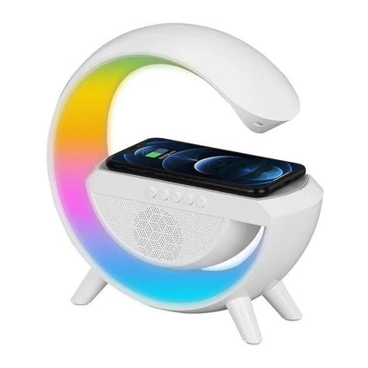 Digital LED Wireless Charger Speaker | مكبر صوت شاحن لاسلكي LED ذكي
