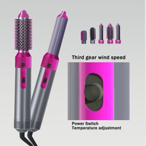 5-in-1 Hot Air Brush - Dry, Style & Volume