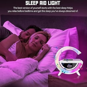 Digital LED Wireless Charger Speaker | مكبر صوت شاحن لاسلكي LED ذكي