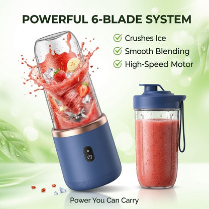 Portable Blender With Cup Fresh Smoothies Anywhere in Just 30 Seconds